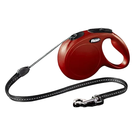 Correa extensible Flexi Classic de cordón para perros