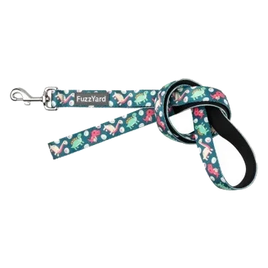 Correa para perros de neopreno FuzzYard Dinosaur Land