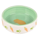 Cuenco para comida pequenos roedores iggy ceramica naranja 8,5cm