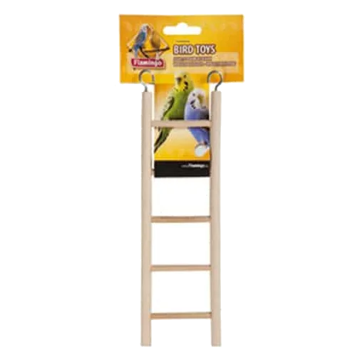 Escalera de madera 7x22cm para pájaros