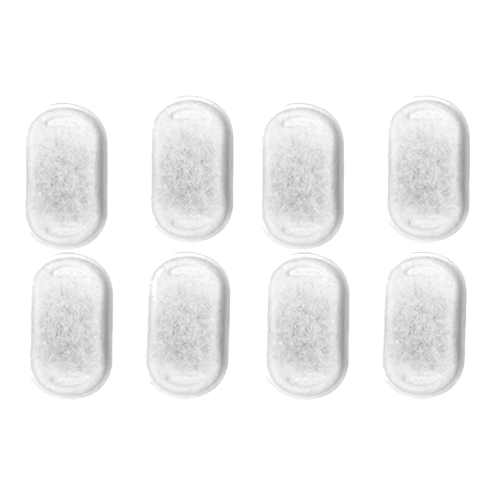 8 filtros de recambio para fuente de gatos de 2,2 L