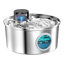 Fuente para gatos de acero inoxidable 3,2 L con sensor y carga USB