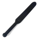 Fusta de equitación de silicona negra de 38 cm