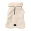 Abrigo para perros FuzzYard The Cosy cuello alto Eggshell (talla 1)