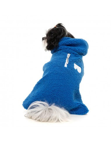 Abrigo para perros FuzzYard The Snuggle cuello alto azul (talla 1)