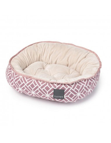 Cama reversible ovalada para perros FuzzYard Edessa (talla M)