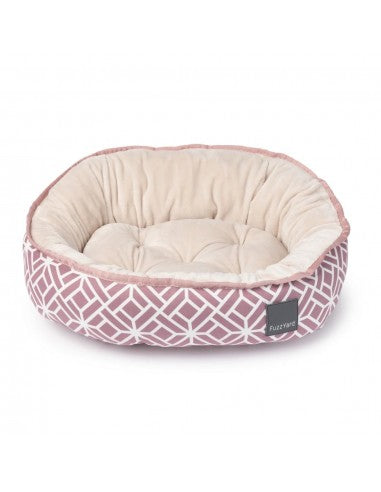 Cama reversible ovalada para perros FuzzYard Edessa (talla M)