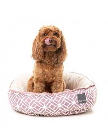 Cama reversible ovalada para perros FuzzYard Edessa (talla S)