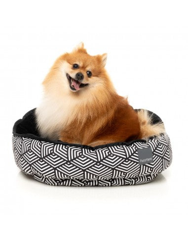 Cama reversible ovalada para perros FuzzYard Fitzroy (talla M)