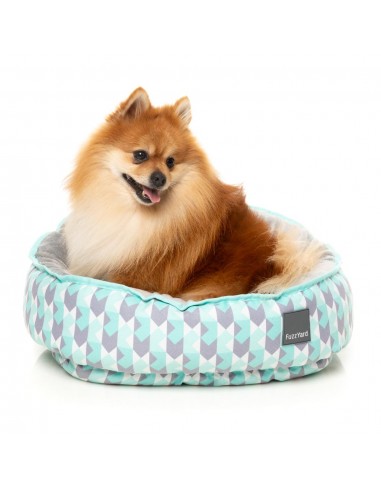 Cama reversible para perros FuzzYard Mint Fizz (talla S)