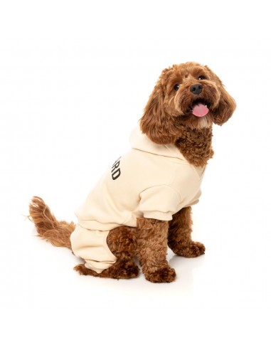 Chándal con capucha para perros FuzzYard Urban buttermilk