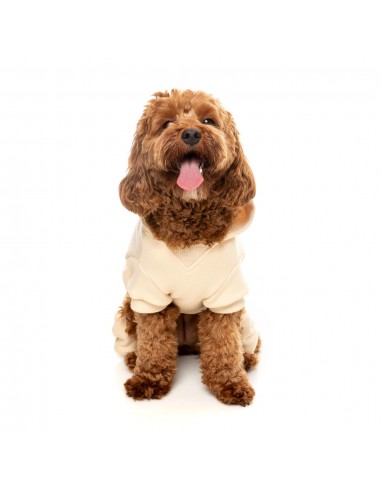 Chándal con capucha para perros FuzzYard Urban buttermilk