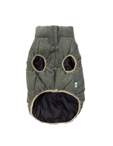 Abrigo acolchado para perros FuzzYard Mosman caqui