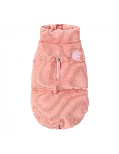 Abrigo acolchado para perros FuzzYard Mosman rosa