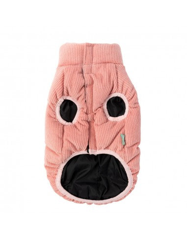 Abrigo acolchado para perros FuzzYard Mosman rosa
