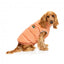 Abrigo acolchado para perros FuzzYard Ashbury melocotón