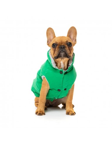 Abrigo acolchado para perros FuzzYard Ashbury verde