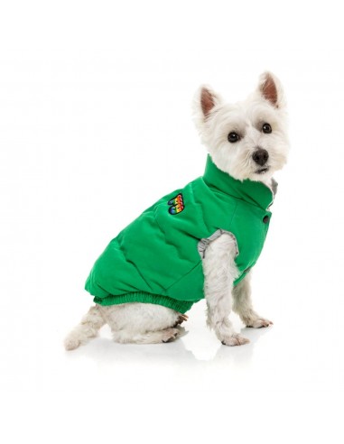 Abrigo acolchado para perros FuzzYard Ashbury verde