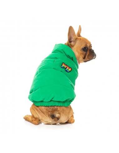 Abrigo acolchado para perros FuzzYard Ashbury verde