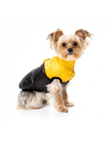 Abrigo acolchado para perros FuzzYard East Harlem amarillo