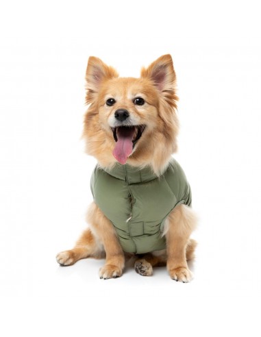 Abrigo acolchado para perros FuzzYard East Harlem caqui