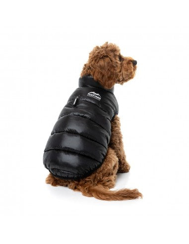 Abrigo acolchado para perros FuzzYard East Harlem negro