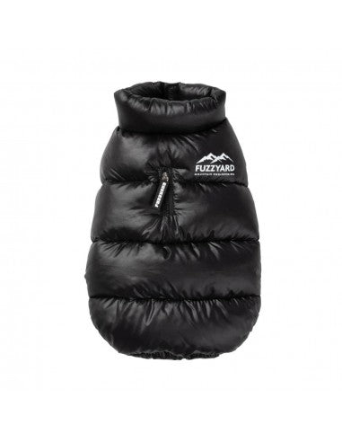 Abrigo acolchado para perros FuzzYard East Harlem negro
