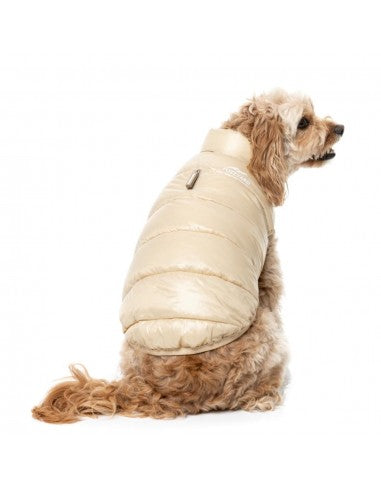 Abrigo acolchado para perros FuzzYard East Harlem tostado
