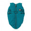 Chaqueta con arnés para perros FuzzYard Flash verde azulado