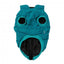 Chaqueta con arnés para perros FuzzYard Flash verde azulado