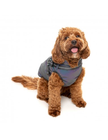 Chaqueta reflectante con arnés para perros FuzzYard Flash
