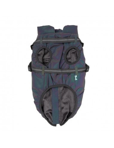 Chaqueta reflectante con arnés para perros FuzzYard Flash