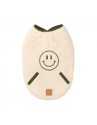 Abrigo reversible para perros FuzzYard Nara beige