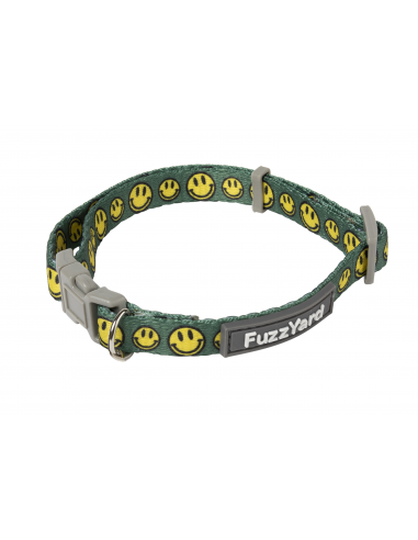 Collar para perros de neopreno FuzzYard Biggie Smiles (talla XS)