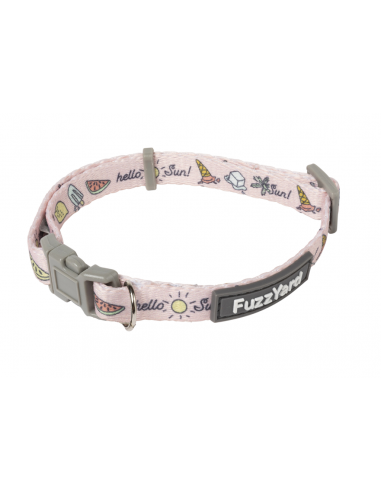 Collar para perros de neopreno FuzzYard Hello Sun (talla XS)