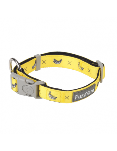 Collar para perros de neopreno FuzzYard Monkey Mania (talla S)