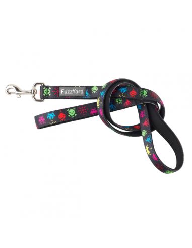 Correa para perros FuzzYard Space Raiders de neopreno talla S