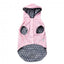 Impermeable reversible para perros FuzzYard Flipside 24 rosa