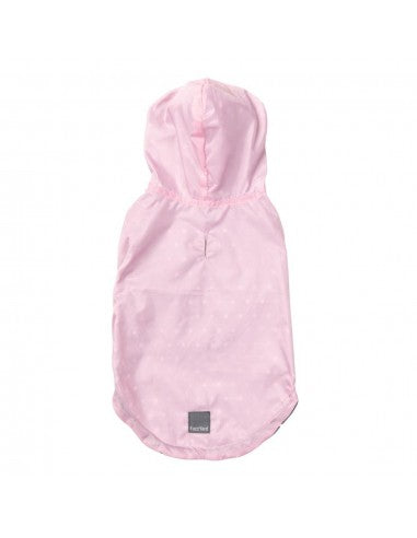 Impermeable reversible para perros FuzzYard Flipside 24 rosa