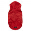 Impermeable para perros FuzzYard Flipside rojo, negro y blanco