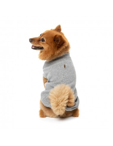 Jersey para perros FuzzYard Allday de algodón gris