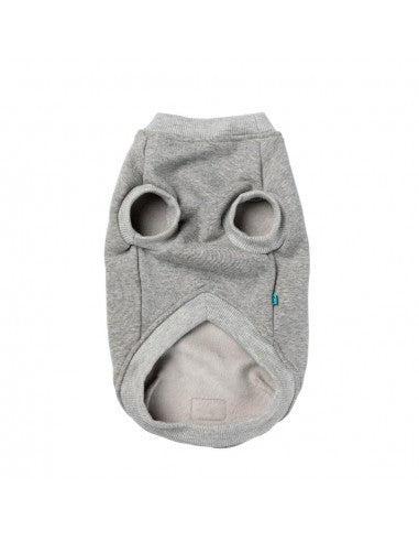 Jersey para perros FuzzYard Allday de algodón gris