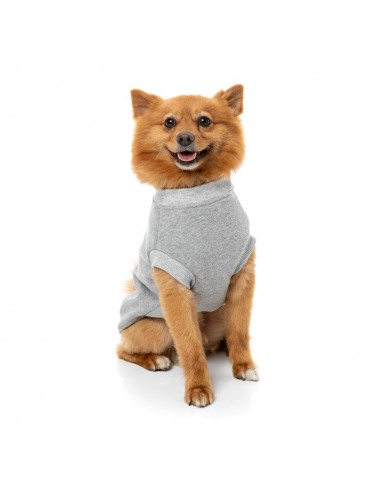 Jersey para perros FuzzYard Allday de algodón gris