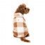 Jersey para perros FuzzYard Checkered Teddy tostado