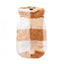 Jersey para perros FuzzYard Checkered Teddy tostado