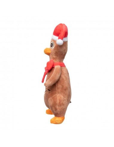 Peluche de Navidad para perros FuzzYard Chicken It Twice