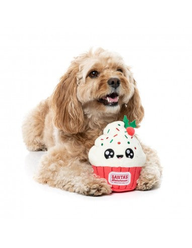 Peluche navideño para perros FuzzYard Frosty the Cupcake