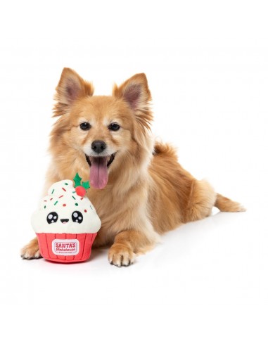 Peluche navideño para perros FuzzYard Frosty the Cupcake