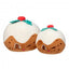 Peluche navideño para perros FuzzYard Hey Puddin' (talla S)