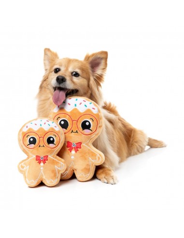 Peluche navideño para perros FuzzYard Jinglebread (talla S)